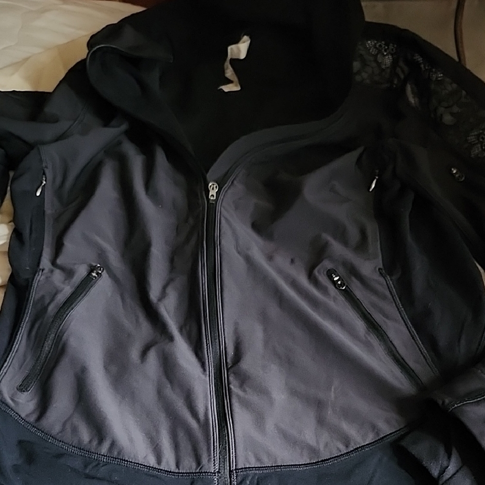 lululemon athletica Black Bomber Jacket